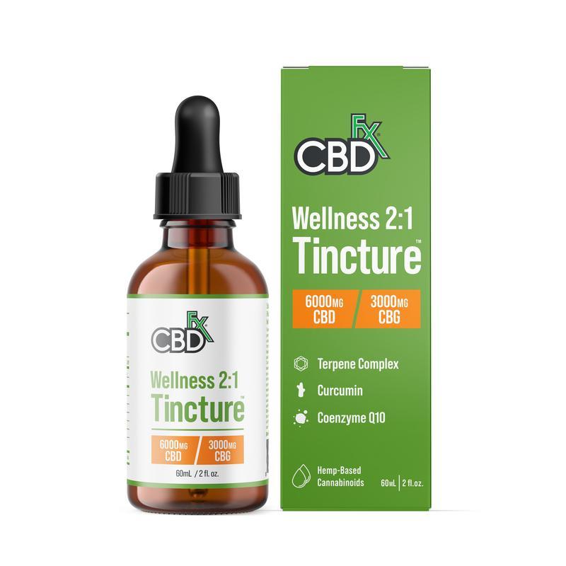 CBDfx Tinctures Wellness (8/pack) [DROPSHIP]