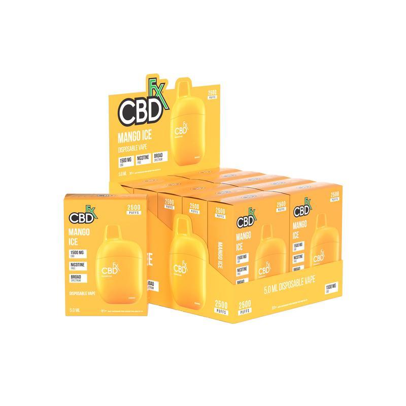 CBDfx Vape Pen 1500mg 5ml (10/pack) [DROPSHIP]