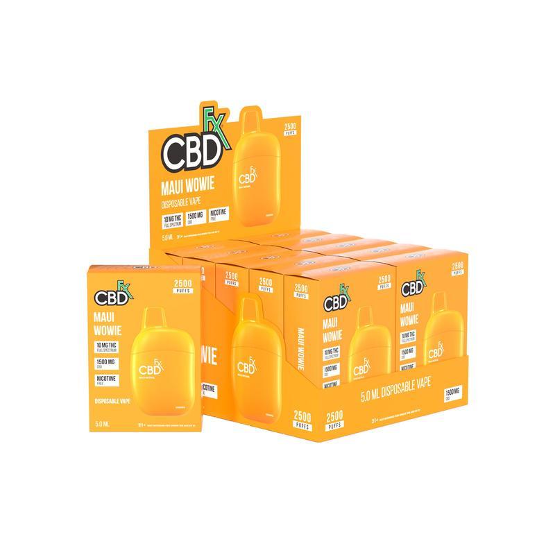 CBDfx Vape Pen CBD/THC 1500mg 5ml (10/pack) [DROPSHIP]
