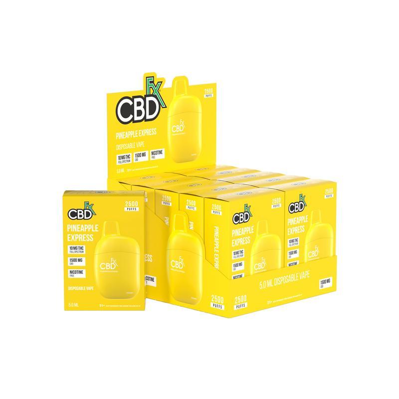 CBDfx Vape Pen CBD/THC 1500mg 5ml (10/pack) [DROPSHIP]