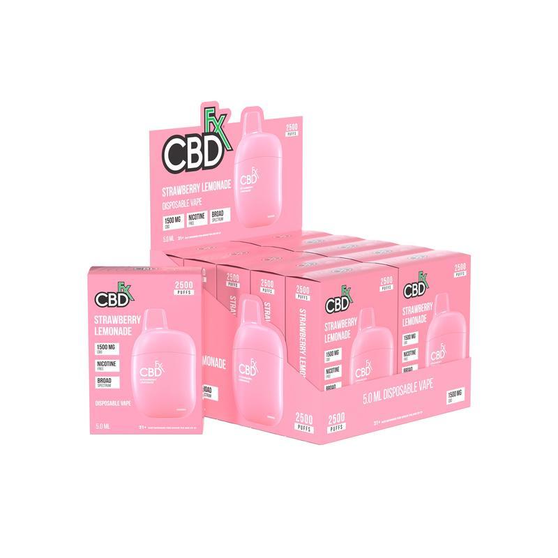 CBDfx Vape Pen 1500mg 5ml (10/pack) [DROPSHIP]