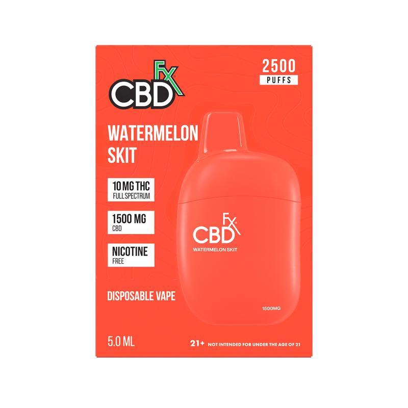 CBDfx Vape Pen CBD/THC 1500mg 5ml (10/pack) [DROPSHIP]