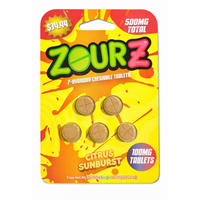 Zour Stash $34.99 Pre Priced 7Hydroxy Tablets 100mg 5ct (SINGLE)
