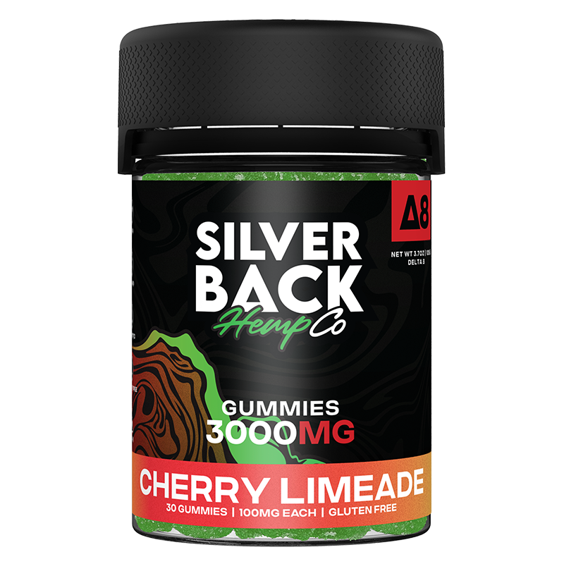 Silverback Hemp Co D8 Gummies 3000mg 30ct (SINGLE) [DROPSHIP]