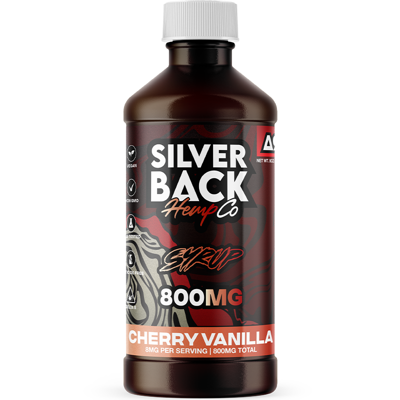 Silverback Hemp Co D9 Syrup 800mg (SINGLE) [DROPSHIP]