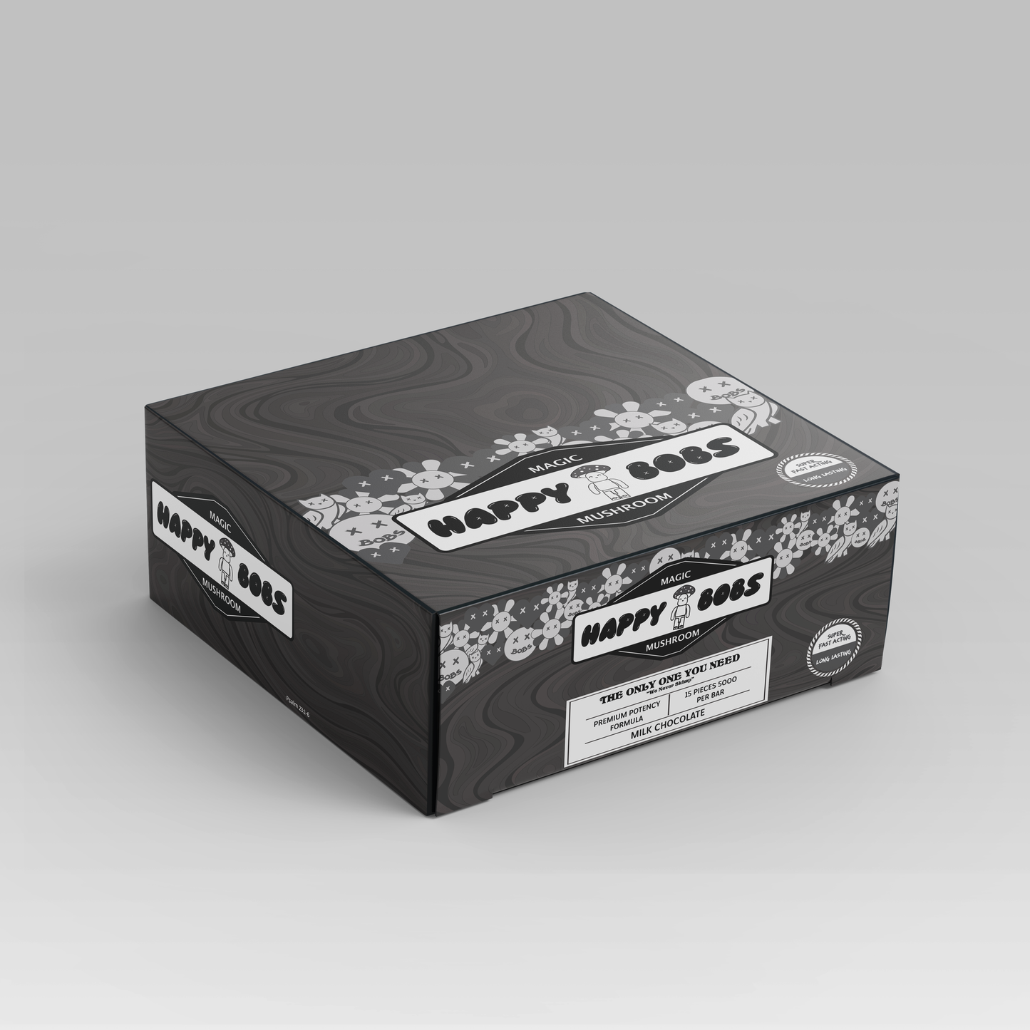 Happy Milk Chocolate Bar 5000mg (10/Pack) [DROPSHIP]