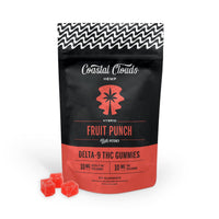 Coastal Clouds D9 THC Gummies 10mg 20ct (5/pack) [TX Compliant]