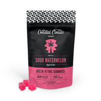 Coastal Clouds D9 THC Gummies 10mg 20ct (5/pack) [TX Compliant]