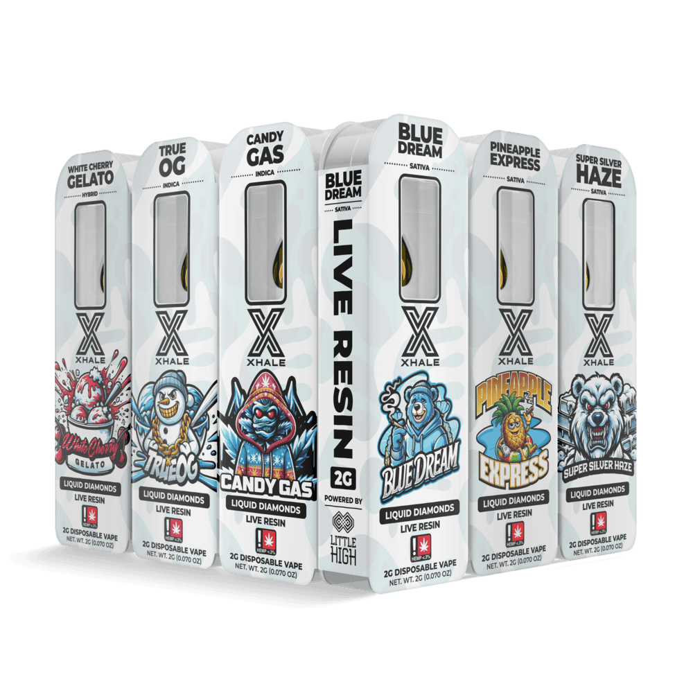 Xhale THC-A Live Resin Disposable 2g (5/Pack) [DROPSHIP]