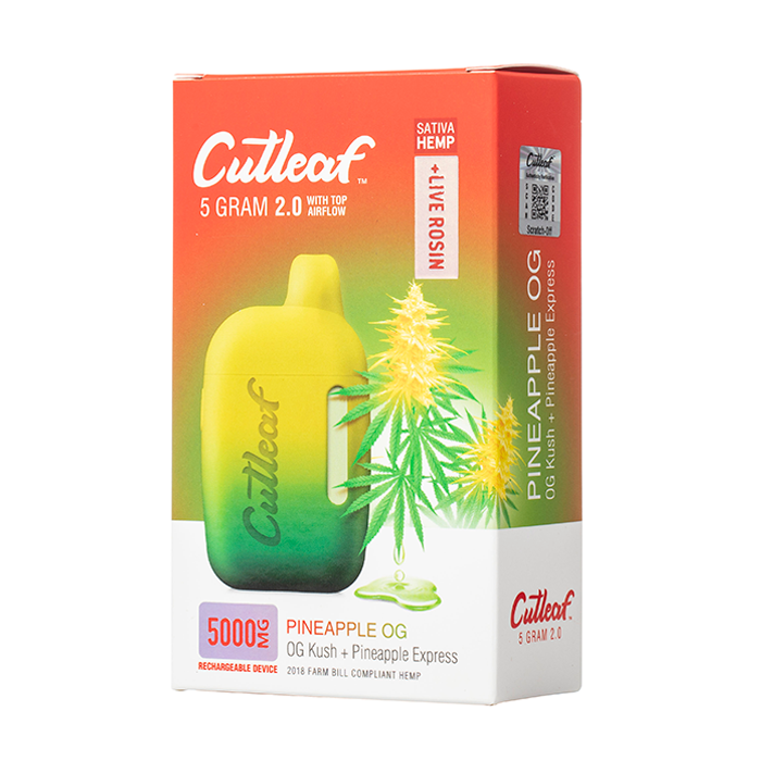 Cutleaf THC Live Rosin 5g Disposable 2.0 (SINGLE)