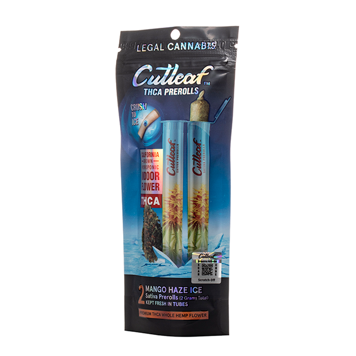 Cutleaf THCA Crush Ice Prerolls 2g 2ct (SINGLE)