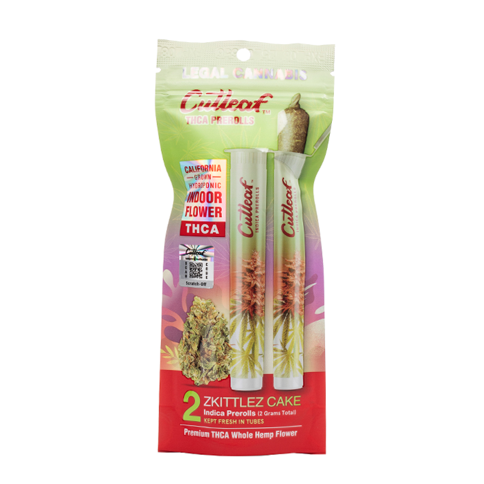 Cutleaf THC-A Prerolls 2g 2ct (SINGLE)