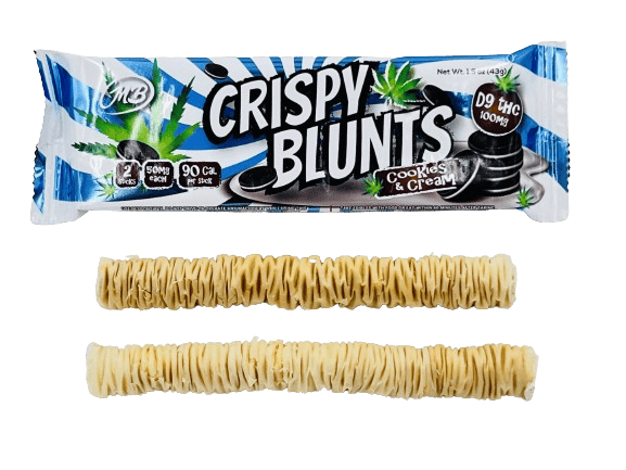 Crispy Blunts Edible 100mg 2ct (10/pack) [DROPSHIP]