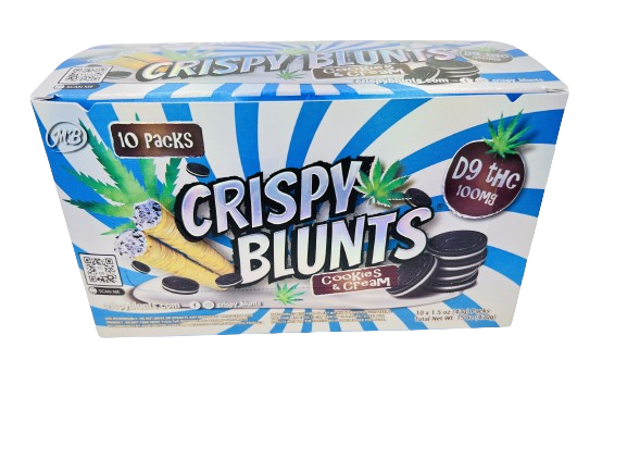 Crispy Blunts Edible 100mg 2ct (10/pack) [DROPSHIP]