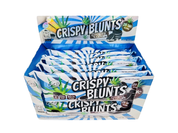 Crispy Blunts Edible 100mg 2ct (10/pack) [DROPSHIP]