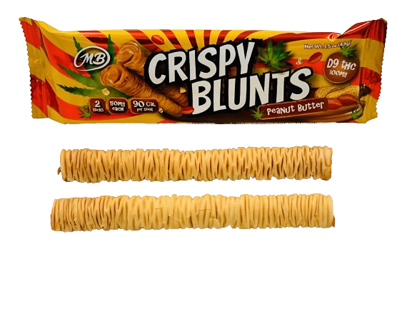 Crispy Blunts Edible 100mg 2ct (10/pack) [DROPSHIP]