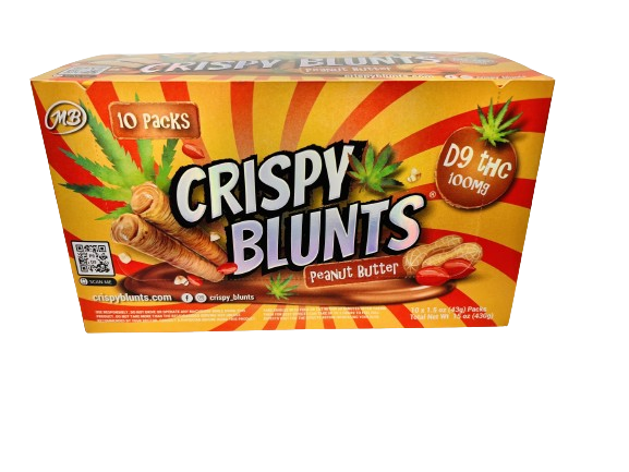 Crispy Blunts Edible 100mg 2ct (10/pack) [DROPSHIP]