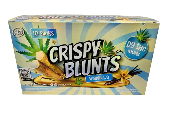 Crispy Blunts Edible 100mg 2ct (10/pack) [DROPSHIP]