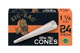 Zig Zag Ultra Thin Cones 1¼ Size 24ct (12/pack)
