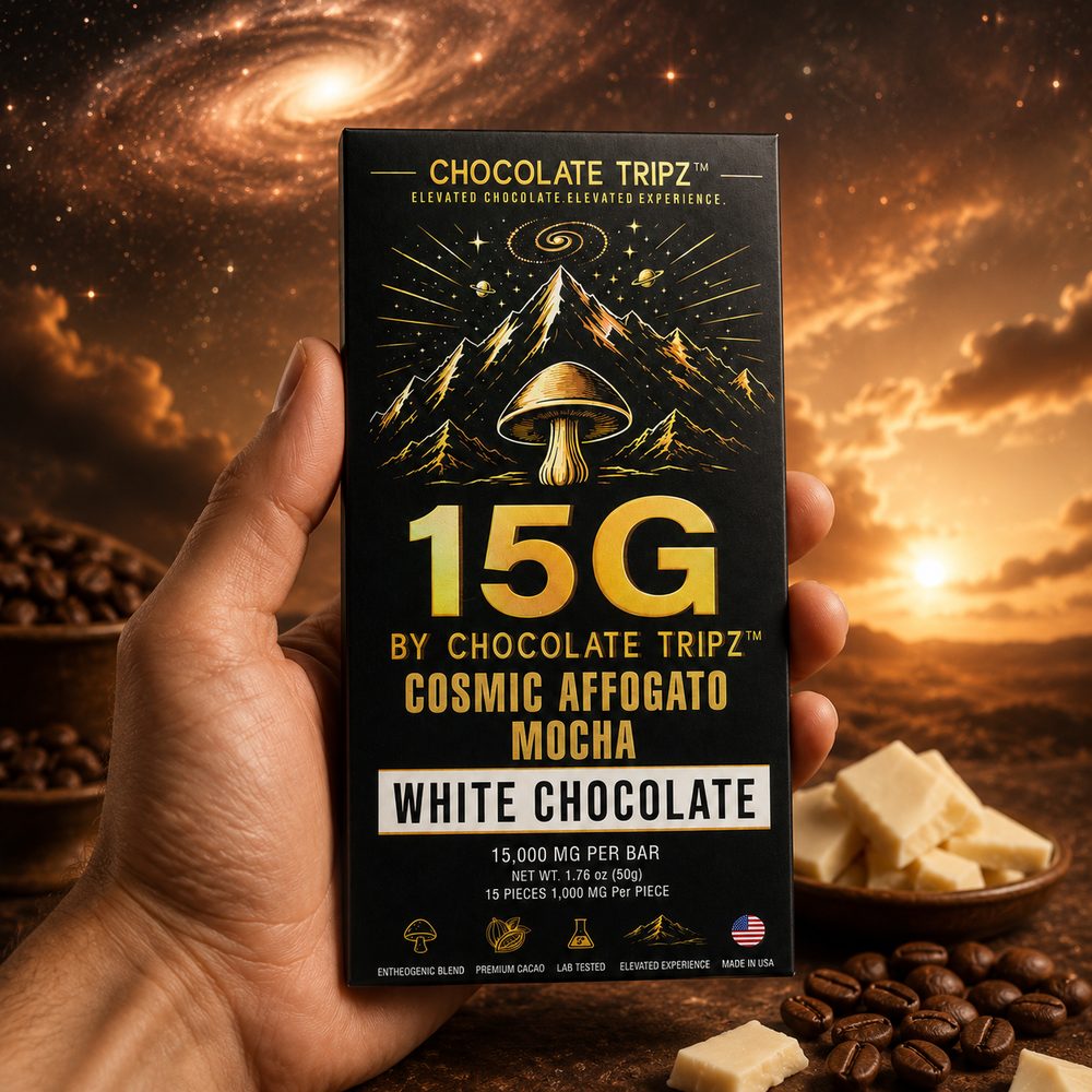 15G by Chocolate Tripz Entheogenic Mushroom Chocolate Bar Variety Pack (10/pack) [DROPSHIP]