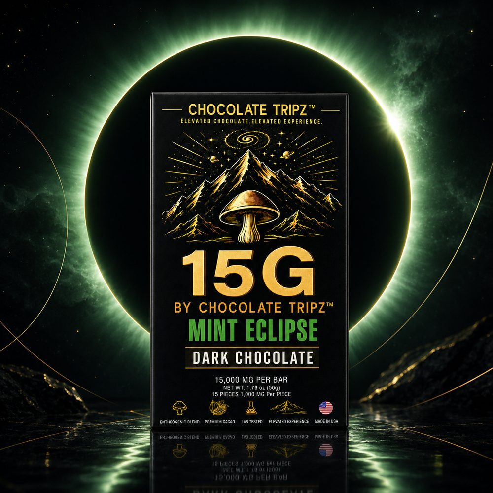 15G by Chocolate Tripz Entheogenic Mushroom Chocolate Bar Variety Pack (10/pack) [DROPSHIP]
