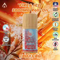 FireBalance Body Roll-On CBD + CBG 3000mg (9/pack) [DROPSHIP]