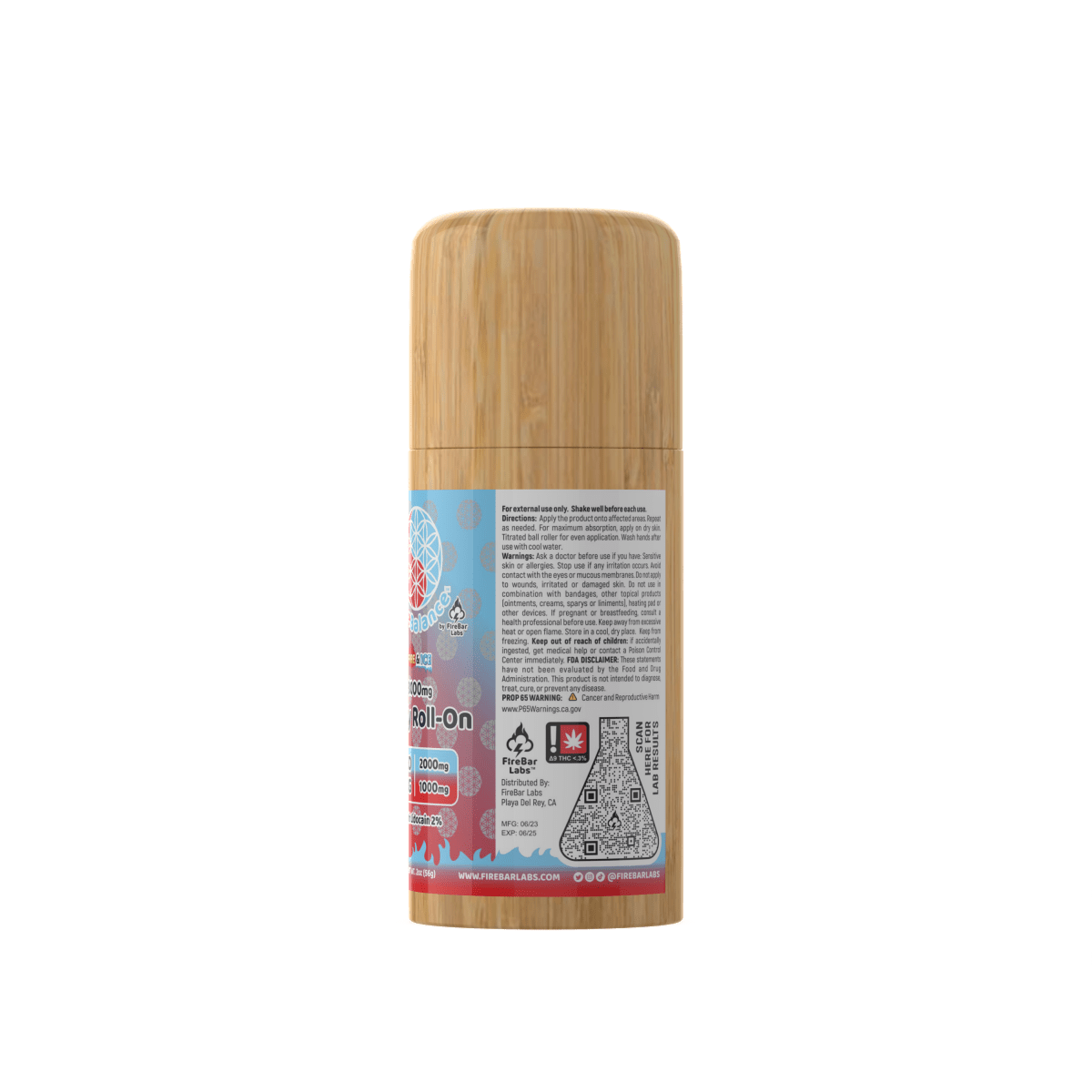 FireBalance Body Roll-On CBD + CBG 3000mg (9/pack) [DROPSHIP]