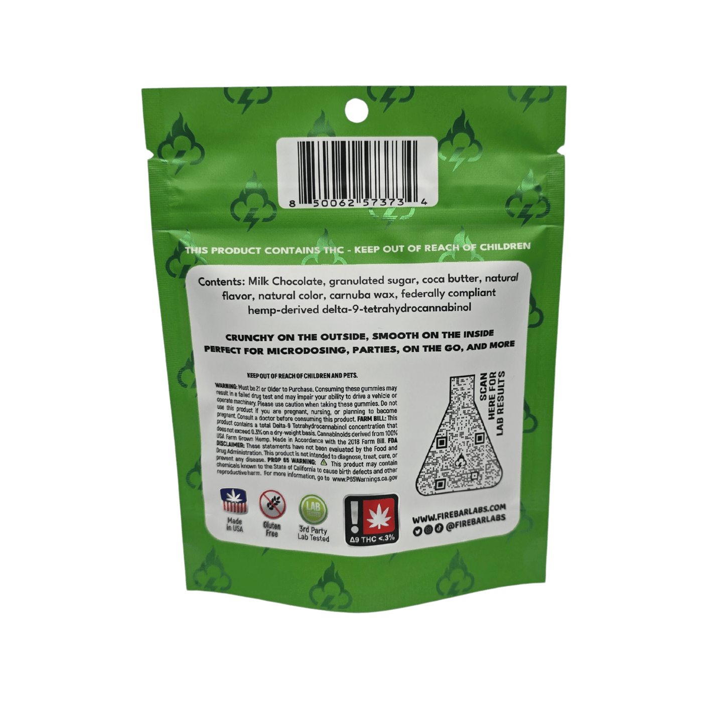 FireBar Labs Candy Coated Chocolate Gems Infused THC (10/pack) [DROPSHIP]