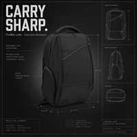 FireBar Labs Executive Tech Elite Backpack (5/pack) [DROPSHIP]
