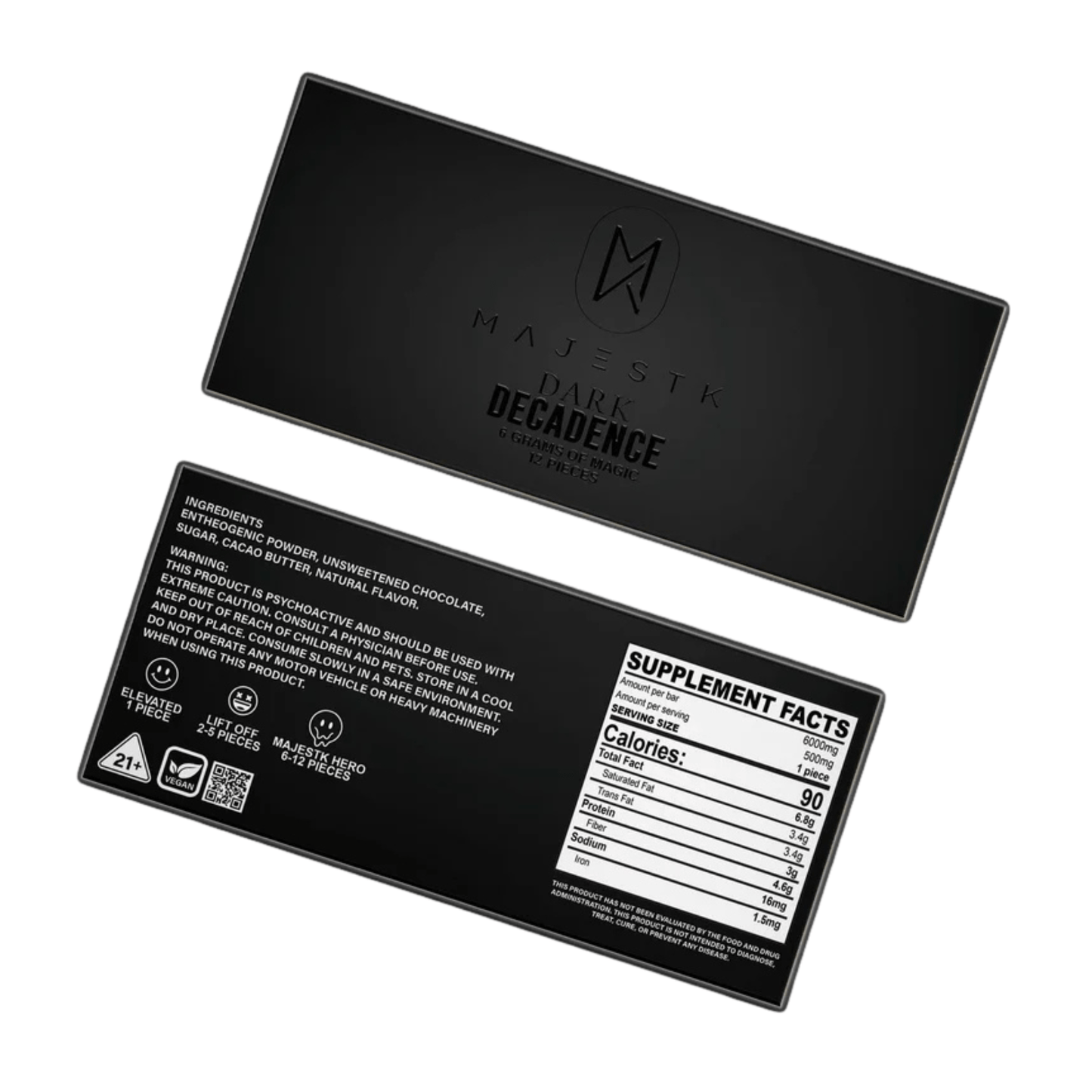 MAJESTK Entheogenic Premium Mushroom Chocolate Bar (10/pack) [DROPSHIP]