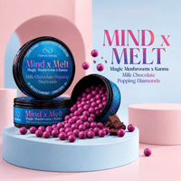 Mind x Melt Milk Chocolate Popping Diamonds 3G Mushroom + 250mg Kanna 25ct (12/pack) [DROPSHIP]