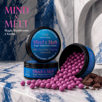 Mind x Melt Milk Chocolate Popping Diamonds 3G Mushroom + 250mg Kanna 25ct (12/pack) [DROPSHIP]