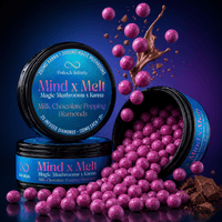 Mind x Melt Milk Chocolate Popping Diamonds 3G Mushroom + 250mg Kanna 25ct (12/pack) [DROPSHIP]