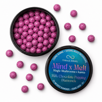 Mind x Melt Milk Chocolate Popping Diamonds 3G Mushroom + 250mg Kanna 25ct (12/pack) [DROPSHIP]