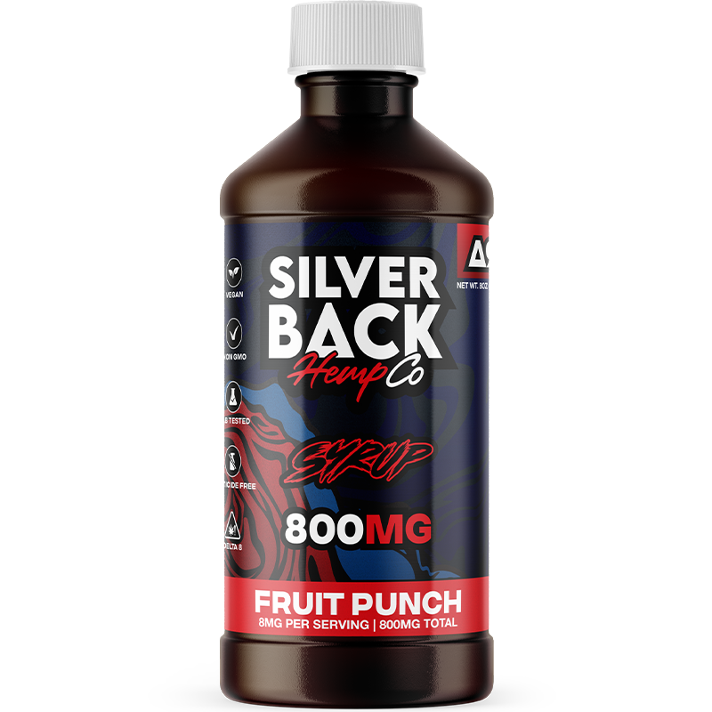Silverback Hemp Co D9 Syrup 800mg (SINGLE) [DROPSHIP]