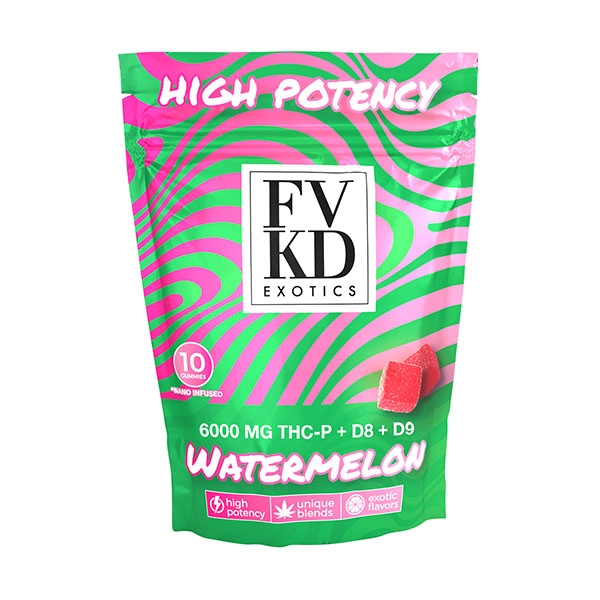 FVKD Exotics THC-P Gummies 6000mg 10ct (SINGLE)