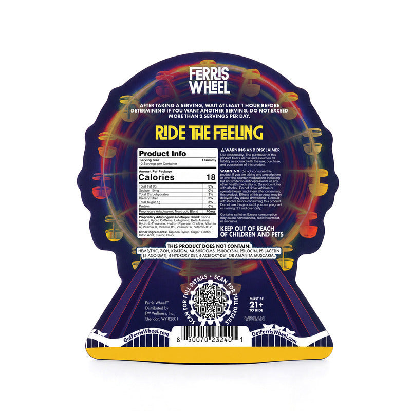 Ferris Wheel Kanna Gummies 10ct (10/pack) [DROPSHIP]