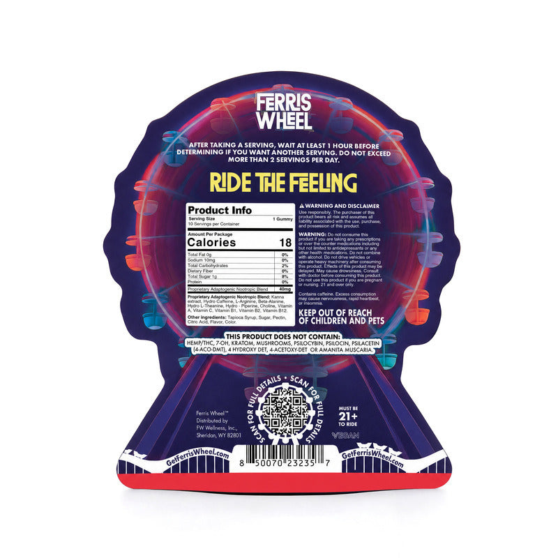 Ferris Wheel Kanna Gummies 10ct (10/pack) [DROPSHIP]