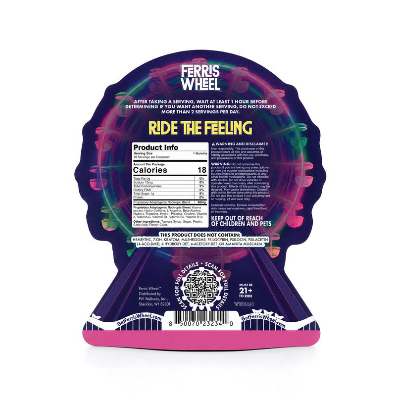 Ferris Wheel Kanna Gummies 10ct (10/pack) [DROPSHIP]