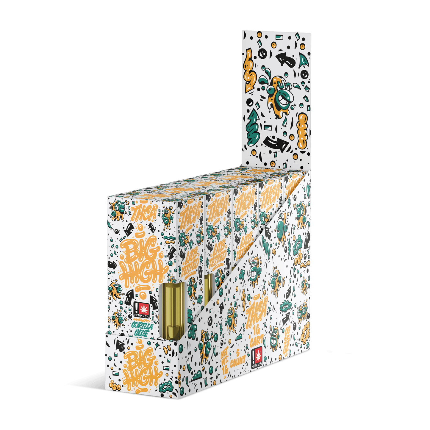 Big High THC-A Cartridge 1g (5/Pack) [DROPSHIP]