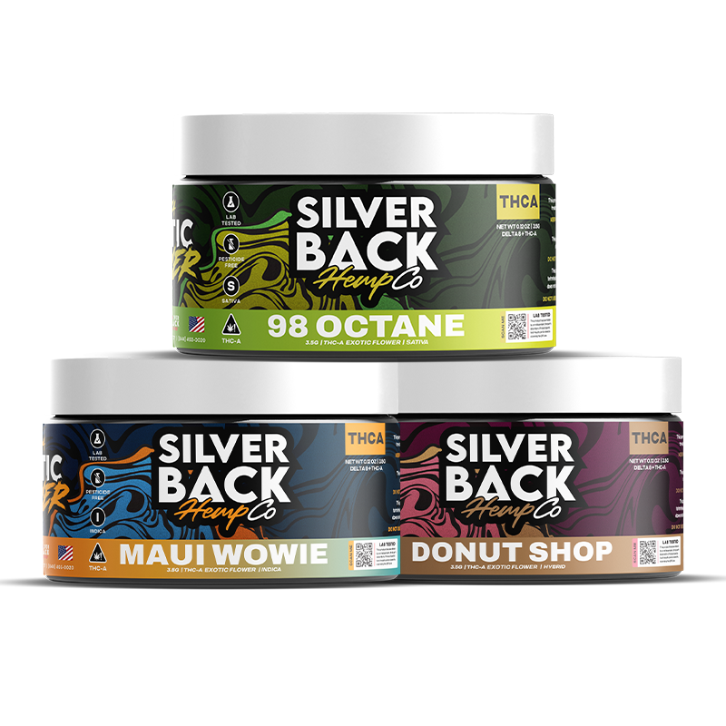 Silverback Hemp Co THCA Exotic Flower 3.5g (SINGLE) [DROPSHIP]