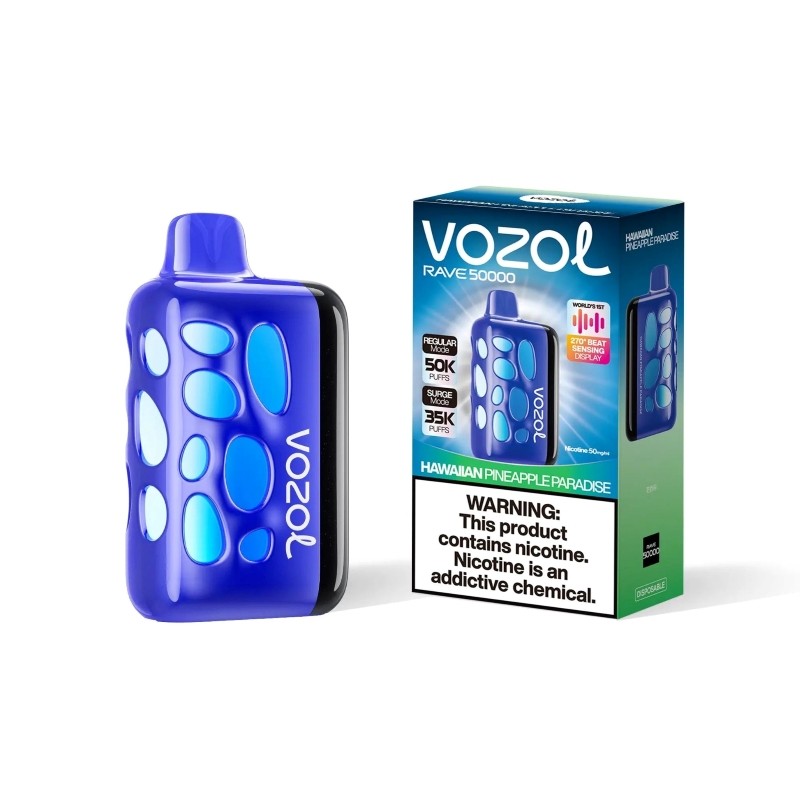 Vozol Rave 50K Disposable 18mL 50mg (5/pack)