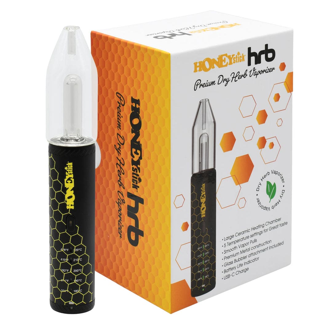Honeystick HRB Dry Herb Vaporizer with Bubbler [DROPSHIP]