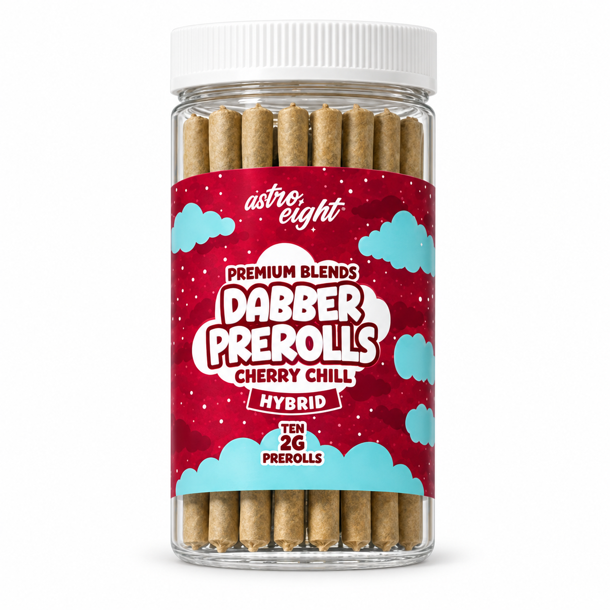 Astro Eight Dabber Pre Rolls Jar 2g 10ct (SINGLE) [TX Compliant]