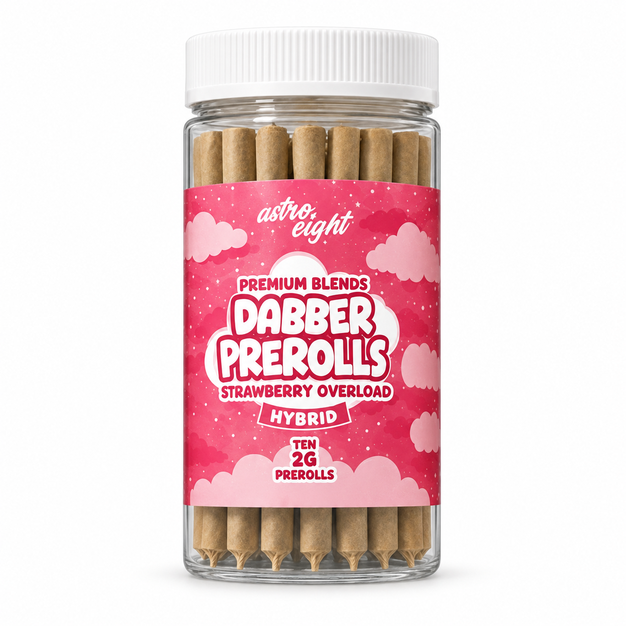 Astro Eight Dabber Pre Rolls Jar 2g 10ct (SINGLE) [TX Compliant]