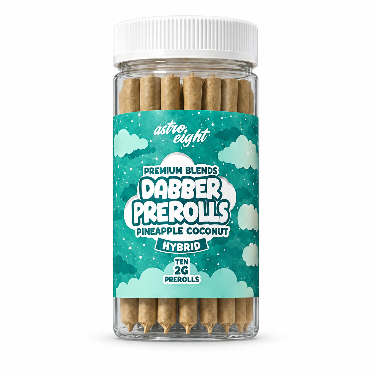 Astro Eight Dabber Pre Rolls Jar 2g 10ct (SINGLE) [TX Compliant]