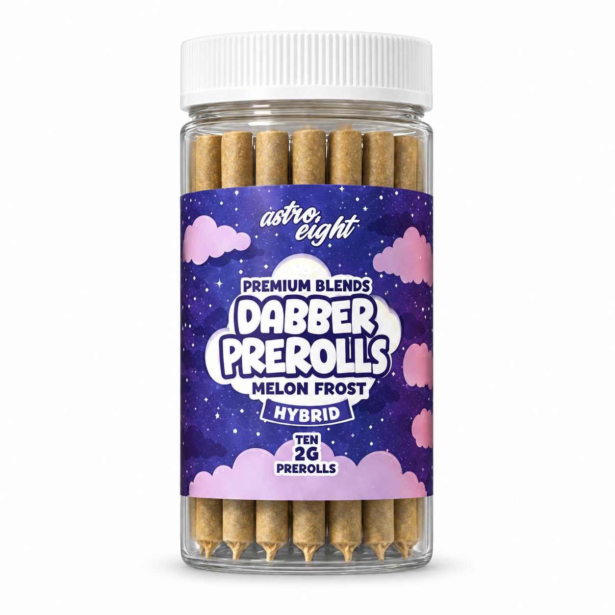 Astro Eight Dabber Pre Rolls Jar 2g 10ct (SINGLE) [TX Compliant]