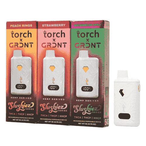 Torch x GRDNT Slushiez THC-A Disposable 5g (5/pack)
