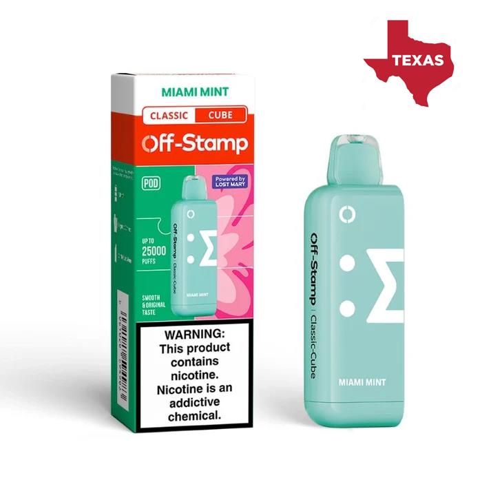 Off Stamp X Cube 25K Pod Disposable 18mL (5/pack) [TX Compliant]
