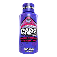 CAPS Amanita Mushroom + D9 Nano Shot 3000mg (12/Pack)